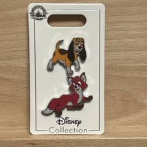 Disney Fox And The Hound Tod And Cooper 2 Pin Set - $16.40