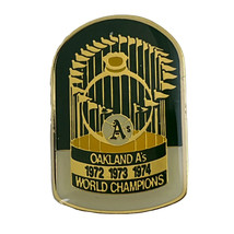 Oakland A’s Athletics 1972 1973 1974 World Series Champs Lapel Pin MLB Baseball - £6.25 GBP