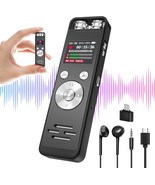 64Gb Digital Voice Recorder With Playback,Voice Activated Recorder With ... - $53.40 CAD