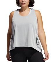 adidas Womens Plus Size Primeblue Tank Top Color GRAY Size 3X - £38.49 GBP