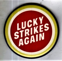 Lucky Strikes Again - Lucky Strikes Cigarettes 2.5” Metal Button Pinback - £7.86 GBP