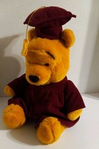 Walt Disney  Plush 12” Winnie the Pooh Graduation Stuffed Animal. Cap/Gown - £11.70 GBP