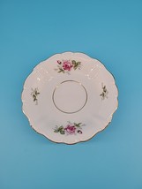 Johann Haviland Bavaria Germany 6&quot; Saucer Pink Roses ~ - $6.95