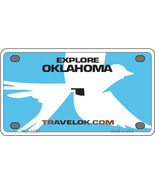 Oklahoma Travel Blank Novelty Mini Metal License Plate - £11.95 GBP