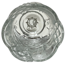 HOMCO Clear Glass Fluted Tulip Peg Votive Candle Holder Scalloped Edge - 4" image 9