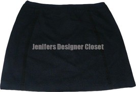 NWT MARC JACOBS mini skirt 10 linen wool fully-lined designer runway navy career - £85.49 GBP