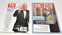 2 Vintage TV Guides Johnny Carson&#39;s Final Goodbye Show &amp; Death May 1992 Feb 2005 - £10.20 GBP
