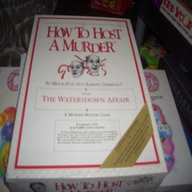 How To Host A Murder Game  The Waterstown Affair  Complete - £14.37 GBP