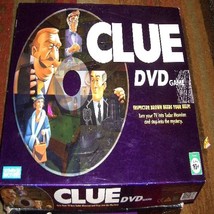 CLUE DVD BOARD GAME--WHO WHAT WHEN AND WHERE - $18.00