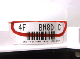 2004..04   MAZDA 3   94K   2.0L  AUTOMATIC / THRU 1/04   SPEEDOMETER image 3