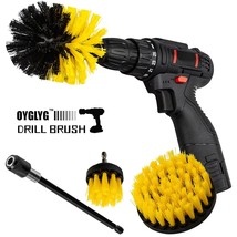Car Wash Brush Hard Bristle Drill Auto Detailing Cleaning Tools Nylon Scrubber - £8.62 GBP