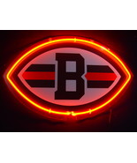 NFL Cleveland Browns Beer Bar Neon Light Sign 11&quot; x 7&quot; - £155.58 GBP
