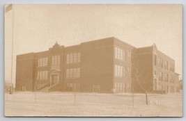 RPPC Proctor MN Minnesota High School Building c1917 Now Demolished Postcard G39 - $34.95