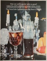 1964 Print Ad Tab 1-Calorie Soda Pop Coca-Cola Company Ice Filled Glasses - £10.75 GBP