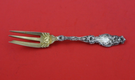 Lily by Whiting Sterling Silver Pastry Fork 3-tine 1 wide tine GW 6 1/4&quot; - £164.90 GBP