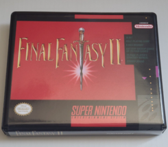 Final Fantasy Ii 2 Case Only Super Nintendo Snes Box Best Quality Available - £10.17 GBP