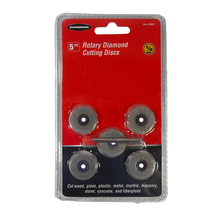 Warrior 5-Piece Rotary Diamond Cutting Discs Set 1/8 in Shank Item 69657 - $11.04