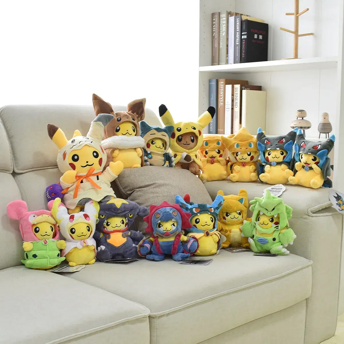 Color: Pink - Pokemon Pikachu Cosplay Toys Charizard Snorlax Garchomp Ty... - $17.52