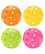 U-pick Pickleball Balls 40 Holes Outdoor Durable High Elasticity 4 Pack ... - €11,40 EUR