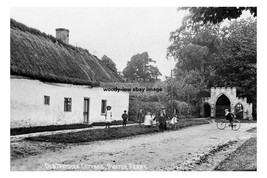 pt0877 - Old Thatched Cottages , Owston Ferry , Lincolnshire - print 6x4 - £2.19 GBP