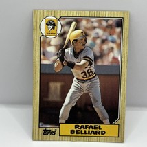 1987 Topps Baseball Rafael Belliard Base #541 Pittsburgh Pirates - £1.57 GBP