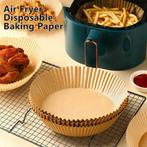 50Pcs Air Fryer Disposable Paper Liner Non-Stick Pan Baking Paper Baking Paper - £19.23 GBP