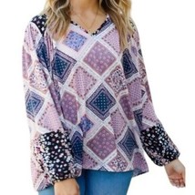 Haptics Boho V Neck Top SMALL (606) - £22.82 GBP