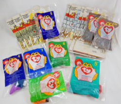 TY 1998 Teenie Beanie Babies McDonalds Happy Meal Toys w/Paper Bags - €20,77 EUR