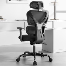 Sytas Ergonomic Office Chair: Black, Executive Swivel Computer, Tilt Function. - £162.98 GBP