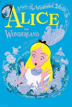 Alice in Wonderland Poster Vintage Disneyland 1958  - $14.99