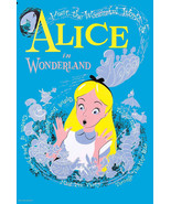 Alice in Wonderland Poster Vintage Disneyland 1958  - £11.79 GBP