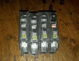 Square D 10 K A AD-7789 Pole 22 K A 120/240 V Circuit Breaker (Lot Of 4) $39 - $18.56