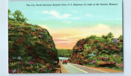 The Cut North Entrance Bagnell Dam Lake of the Ozarks Missouri Postcard - £5.37 GBP