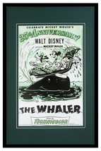The Whaler Disney Framed 11x17 Repro Poster Display Mickey Mouse Goofy - £38.87 GBP