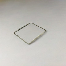 F33235 Mineral Watch Glass Replacement Rectangular Shaped Crystal fit EFR 511 - £9.91 GBP
