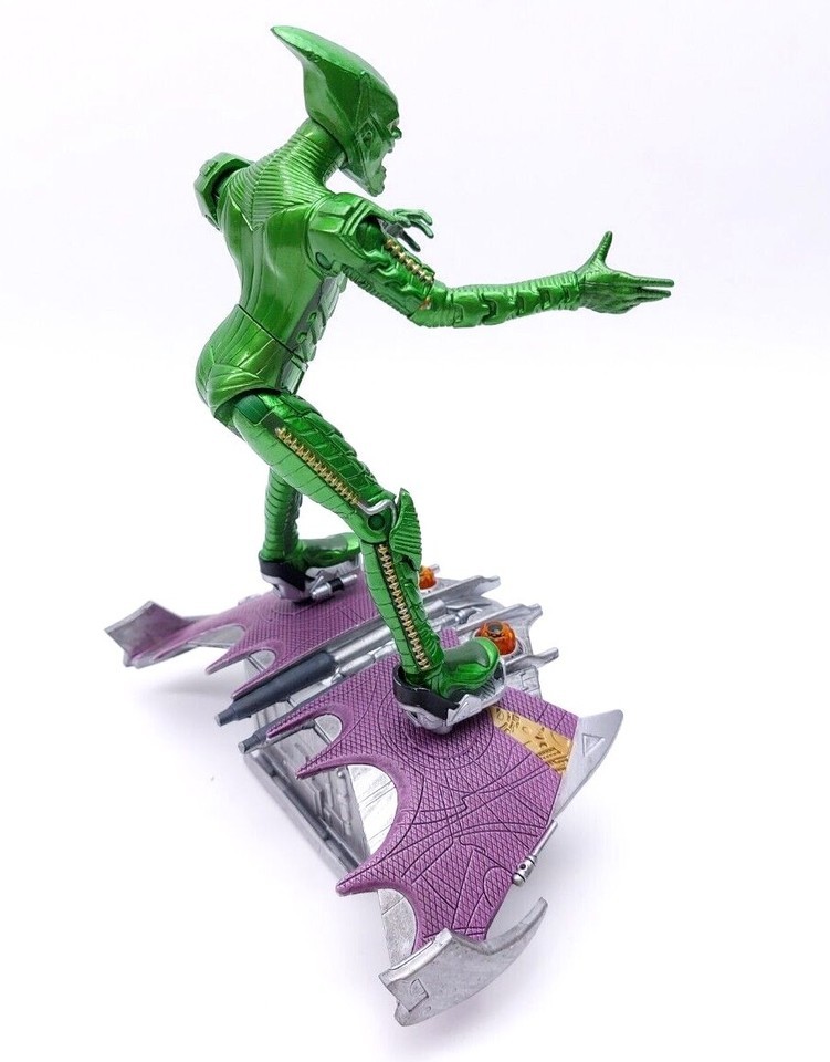 Spiderman Green Goblin w/motorized glider - Toy Biz 2002 For 6" Figure - WORKS! Item image 4