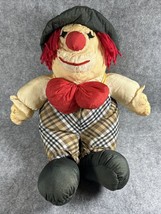 Vintage Chosun International Nylon Puffalump Clown 17&quot; Plush Stuffed Animal - $20.00