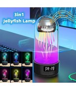 Creative 3in1 Colorful Jellyfish Lamp With Clock Luminous Portable Stere... - £61.59 GBP