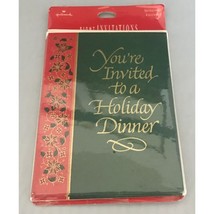 16 Holiday Dinner Invitations 2 Pks You&#39;re Invited to a Holiday Dinner - £10.22 GBP