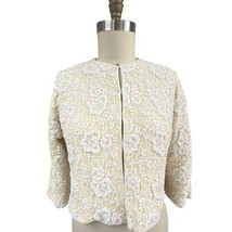 50s beaded sweater Designed in Hong Kong /The Compass Rose Virgin Island... - $266.41