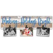 Making Holidays Bright Sparkle Christmas Wall Sign Photo Pictures Cards Notes - £31.92 GBP