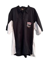 Vance Biker Wear Deadwood South Dakota Black Short Sleeve Button Down Si... - £18.91 GBP