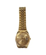 Galaxie by Elgin Wrist Watch GE205-038 35mm Gold Tone Quartz Japanese Mo... - £43.85 GBP