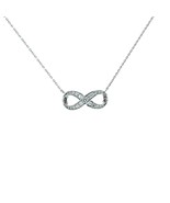 Infinity Necklace. Infinity Charm. Infinity Pendant. Valentines Necklace... - £19.65 GBP