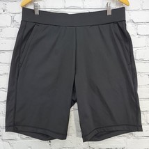 32 Degrees Cool Athletic Shorts Mens Sz M Medium Gray Zippered Pocket - £5.91 GBP