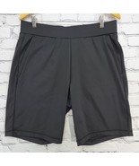 32 Degrees Cool Athletic Shorts Mens Sz M Medium Gray Zippered Pocket - £5.91 GBP