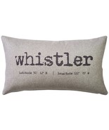 Whistler Gray Felt Coordinates Pillow 12x19, with Polyfill Insert - £47.92 GBP
