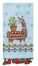 Kitchen Towel Kay Dee Design Blue FA La La Llama Holiday Tea Towel 16&quot; x... - £7.07 GBP