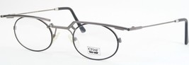 Vintage Chai Original GF1 F4 Matt Black /SILVER Grey Eyeglasses 45-22-145 Italy - £72.46 GBP