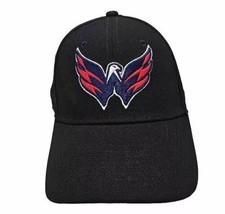 Fanatics Washington Capitals Hat Pro Black Adjustable Cap NHL - £15.49 GBP